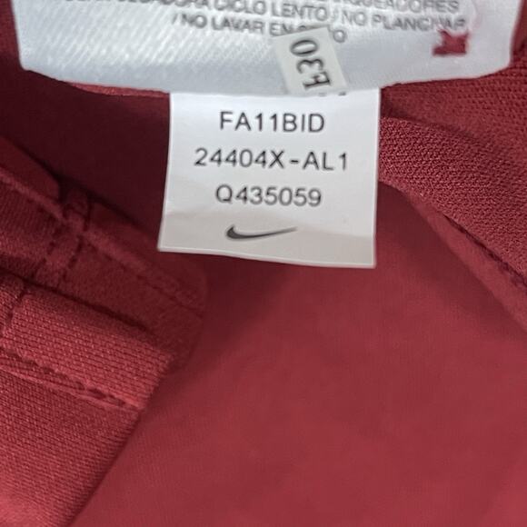 Nike Polo Shirt Womens XL Red Alabama Crimson Tide Performance Dri‎ Fit Stretch - Picture 8 of 11